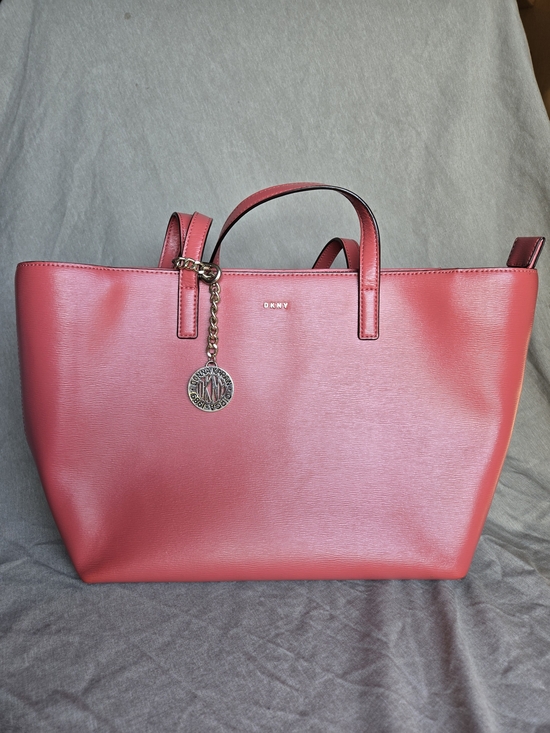 Dkny Handbags - ✨ DKNY Bryant Medium Saffiano Leather Shop Tote With Dust Bag in Bright Red ✨